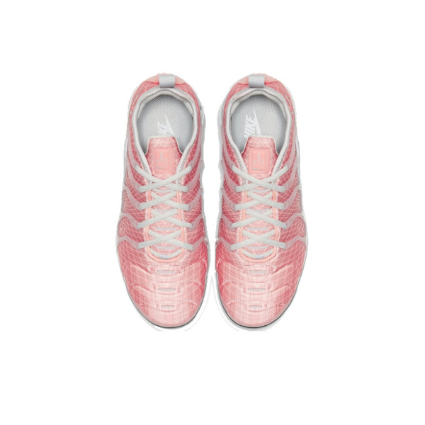 Nike Vapormax Plus ПУ (полиуретан) Амортизация Низкие Беговые Кроссовки Женские Коралловый Пудра