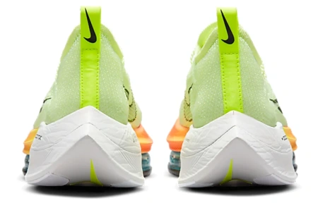Nike Дышащий Покрытие Низкий Топ Марафон Длинный Бег Беговые Кроссовки Женские Неон Зеленый