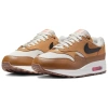 Nike Air Max 1 Low Беговые кроссовки Мужские Коричневый Белый