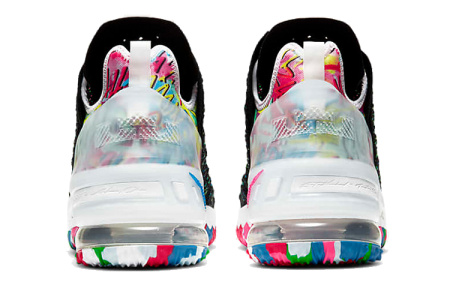 Nike Lebron 18 Low Топ Баскетбольные кроссовки Унисекс Черный Белый Розовый Азиатская версия