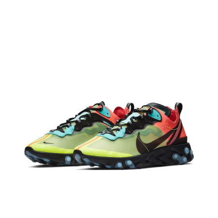 Nike React Element 87 Сетчатая ткань текстиль амортизация противоскользящий устойчивый к истиранию низкий верх
