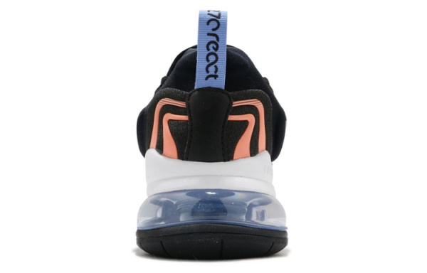 Nike Air Max 270 Low Топ Амортизирующие кроссовки для бега на длинные дистанции Женские Черные Розовые