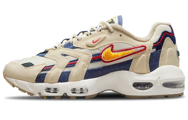 Nike Air Max 96 Low Топ Амортизирующая Обувь для Беговых Тренировок Унисекс Экрю
