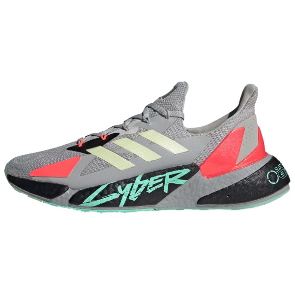 Cyberpunk 2077 x Adidas X9000l4 Ткань Амортизация Противоскользящий Устойчивый к истиранию Дышащий Низкий Верх