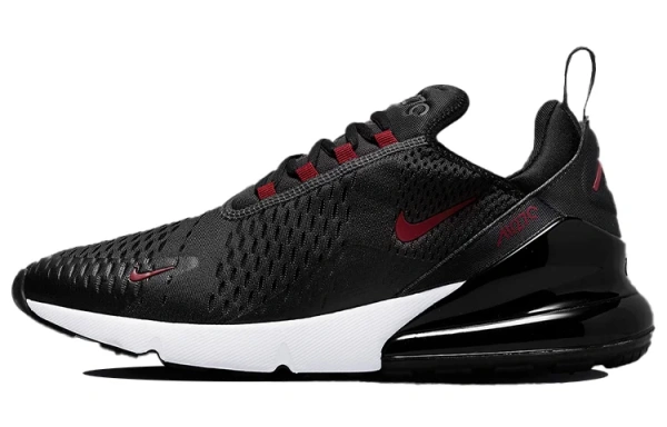 Nike Air Max 270 Сетка Текстиль Низкие Повседневные Мужские Кроссовки Черные Красные