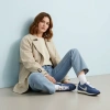 Nike Daybreak Устойчивые к истиранию Дышащие Низкие Беговые кроссовки Унисекс Синие