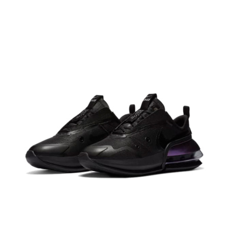 Nike Air Max Up Ткань Низкие Повседневные Беговые Кроссовки Женские Черные