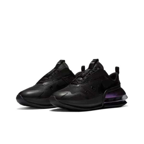 Nike Air Max Up Ткань Низкие Повседневные Беговые Кроссовки Женские Черные
