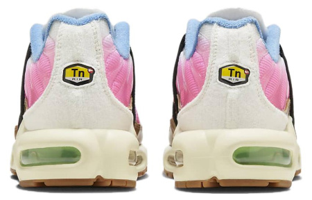 Nike Air Max Plus Ткань Устойчивая к Износу Низкий Верх Повседневная Обувь Мужская Белый Синий Розовый