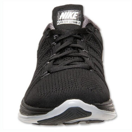 Nike Flyknit Lunar 2 Low Топ Беговые кроссовки Женские Черный