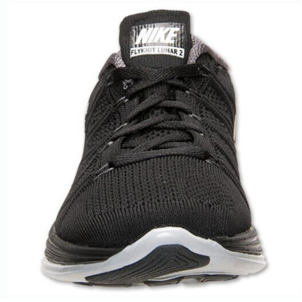 Nike Flyknit Lunar 2 Low Топ Беговые кроссовки Женские Черный