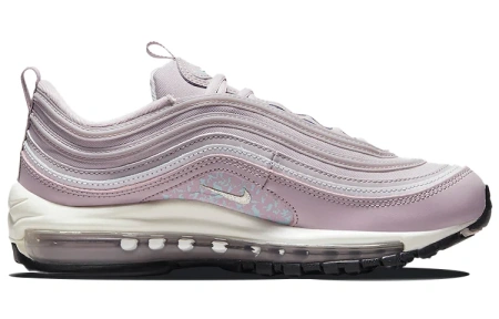 Nike Air Max 97 Vintage Дышащие Низкие Повседневные Беговые Кроссовки Женские Грязно-Розовые