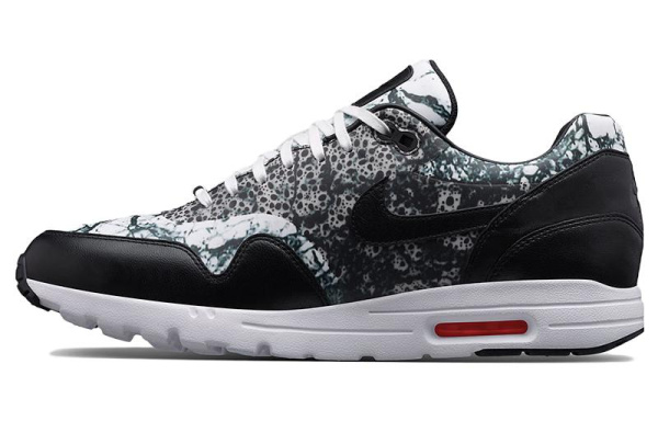 Nike Air Max 1 Повседневные кроссовки для бега низкий топ женские черно-белые