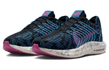 Nike Pegasus Turbo Next Nature Low Топ Тренировочные Беговые Кроссовки для Бега Мужские Черные Синие
