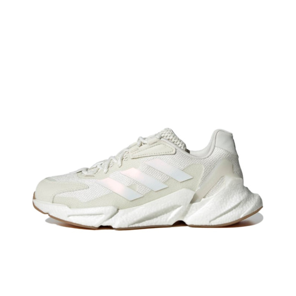 Adidas X9000l4 Амортизация Износостойкие Низкие Кроссовки для Бега Женские Экрю