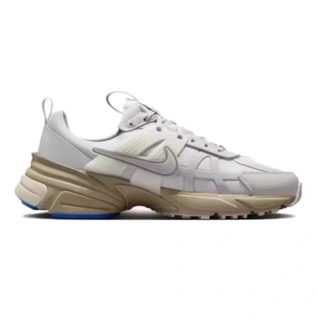 Nike V2K Run противоскользящие устойчивые к истиранию дышащие низкие беговые кроссовки женские светло-серый