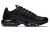 Nike Air Max Plus Vintage Амортизация Низкий Верх Повседневные Городские Беговые Кроссовки Мужские Черные