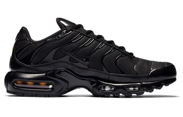 Nike Air Max Plus Vintage Амортизация Низкий Верх Повседневные Городские Беговые Кроссовки Мужские Черные