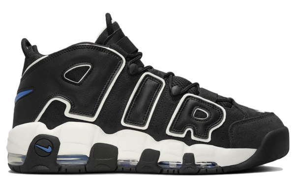 Nike Air More Uptempo MID Топ Винтажные Баскетбольные Кроссовки Мужские Черно-Белые