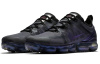 Nike VaporMax 2019 Устойчивые к истиранию Низкие Кроссовки для бега с воздушной подушкой Мужские Черные Синие