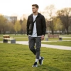 Nike React Element 55 Ткань Anti-Slip Легкий Низкий Верх Повседневные Беговые Кроссовки Унисекс Черный Белый