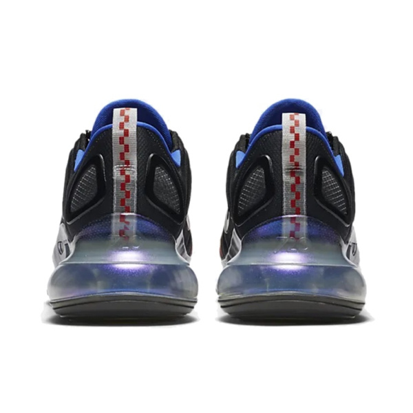 Nike Air Max 720 Low Топ Амортизирующие Повседневные Беговые Кроссовки Женские Черные Синие