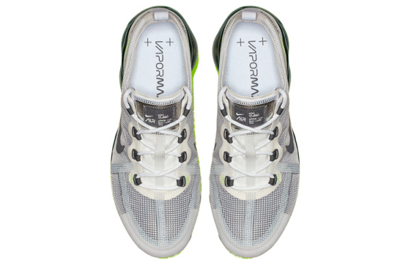 Nike VaporMax 2019 Low Повседневные беговые кроссовки Унисекс Серый Белый