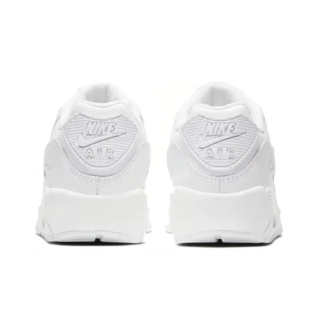 Nike Air Max 90 Кожа Покрытие Поддержка Легкий Низкий Топ Повседневные Беговые Кроссовки Женские Белые