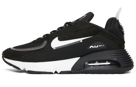 Nike Air Max 2090 Устойчивый к истиранию Легкий Низкий Топ с амортизацией Беговые кроссовки Мужские Черные