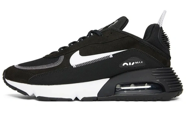 Nike Air Max 2090 Устойчивый к истиранию Легкий Низкий Топ с амортизацией Беговые кроссовки Мужские Черные