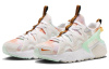 Nike Air Huarache Износостойкие Дышащие Легкие Низкие Беговые Кроссовки Женские Белые Розовые Зеленые