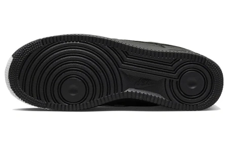 Nike Air Force 1 '07 Prm 'Breakthrough' Hip Hop Low Скейтборд Кроссовки Мужские Черный Белый Золото