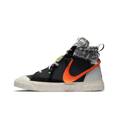 READYMADE X Nike Blazer Многоцветный MID Скейтборд Кроссовки Унисекс Черный Оранжевый