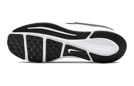 Nike Star Runner 2 Low Топ Детские беговые кроссовки Черный белый Подростки