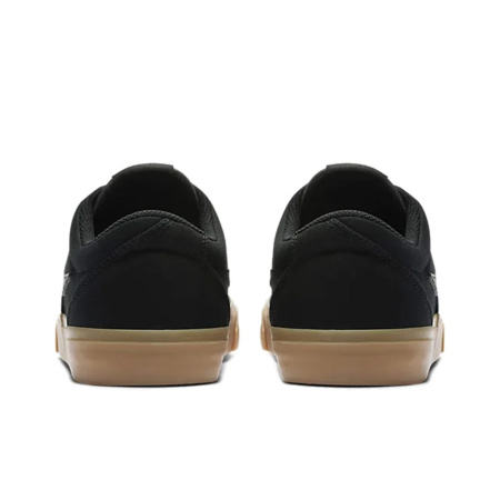 Nike SB Charge Холст Покрытие Противоскользящие Низкие Кроссовки для Скейтбординга Унисекс Черный Натуральная Резина