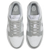 Nike Dunk Slip-Resistant Abrasion-Resistant Low-Top Скейтборд Кроссовки Женские Серый Белый