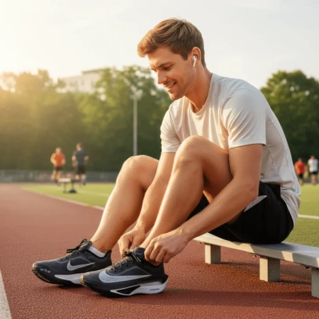 Nike Zoom Fly 6 Противоскользящие Поддержка Отскок Низкие Кроссовки для Бега Мужские Черные Серые