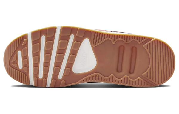Nike Air Max 90 LV8 Устойчивая к истиранию Низкая Повседневная Обувь Женская Белая Красная