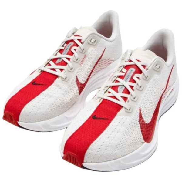 Nike Противоскользящие Износостойкие Низкие Повседневные Беговые Кроссовки Мужские Белые Красные