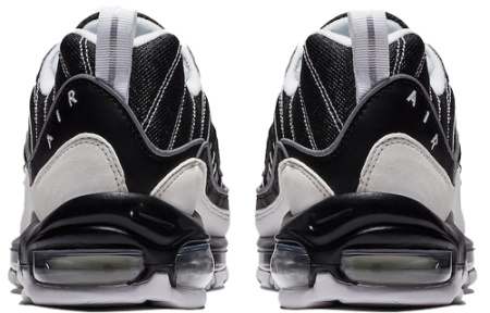 Nike Air Max 98 Low Топ Амортизирующие Повседневные Беговые Кроссовки Унисекс Черный Белый