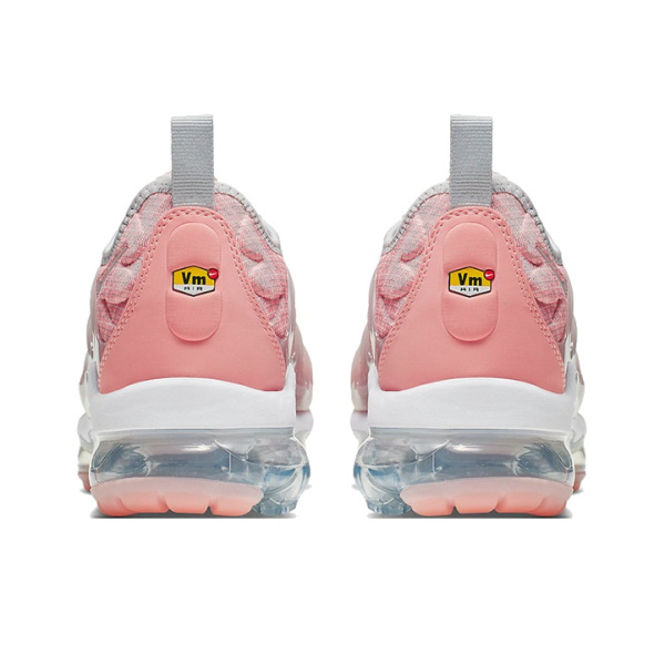 Nike Vapormax Plus ПУ (полиуретан) Амортизация Низкие Беговые Кроссовки Женские Коралловый Пудра